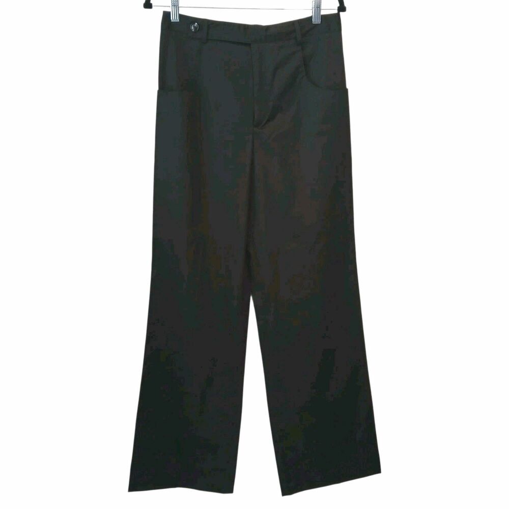 Nanette Lepore Pants  Women's Size 6 NEW Wide Leg Shiny Party‎ Office Straight